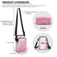 thumbnail image 6 of HELLHERO Cherry Blossom Fish Scale Pattern Crossbody Sling Bags with Women Adjustable Shoulder Strap Women Messenger Bag Unique Gift Polyester, 6 of 7