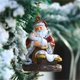 thumbnail image 3 of onlyliua Ofertas de Navidad Papá Noel Está Esperando Un Colgante para Árbol de Navidad, Decoración Navideña, Regalo, Artesanía de Resina, 3 of 7