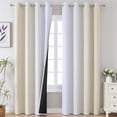 thumbnail image 1 of Cortinas Estelar Textiler, beige, blanco grisáceo, opacas, 132 x 260 cm, 1 of 9