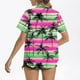 thumbnail image 5 of Pantalones Cortos para las Mujeres Sexy, Blusas de Estilo Hawaiano Impreso, Botón Arriba Cuello Turndown Superior, 5 of 5