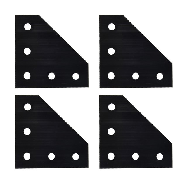 Joint Board Plate Corner Angle Bracket for 2020 Aluminum Profile 5Hole 90 Degree