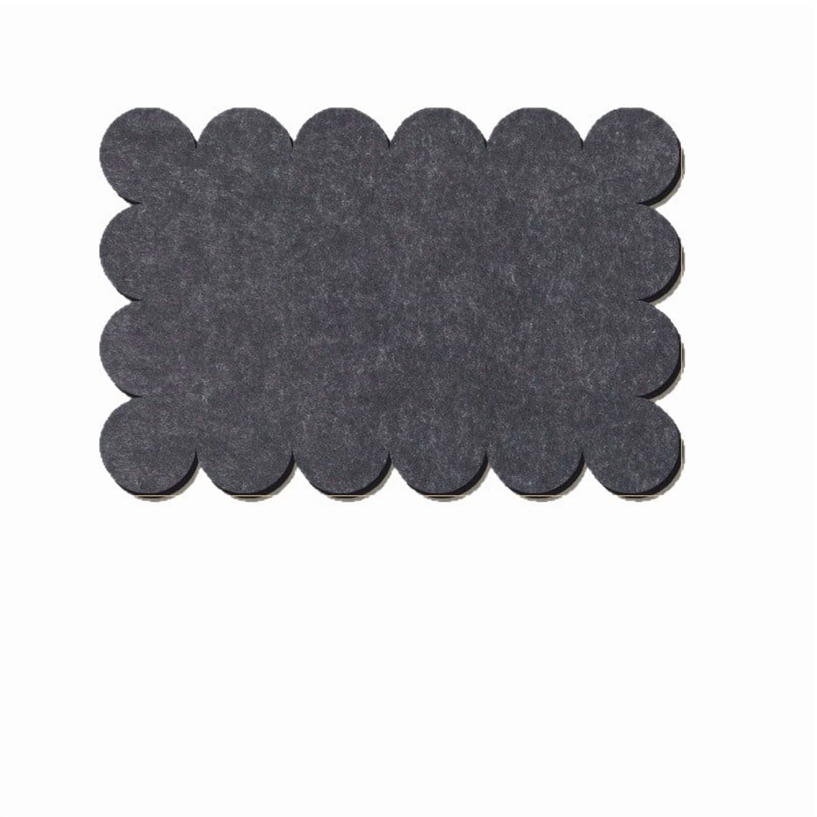 Felt Boards for Walls 35"x24", Black Felt Wall Board, Adhesive Bulletin Board, Felt Board Pin Board Tack Board for Office, 1 Pcs