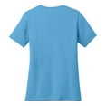 thumbnail image 6 of Ladies Core Cotton Tee Aquatic Blue 2XL, 6 of 6