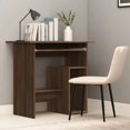 thumbnail image 1 of vidaXL Desk Brown Oak 80x45x74 cm Engineered Wood, 1 of 4