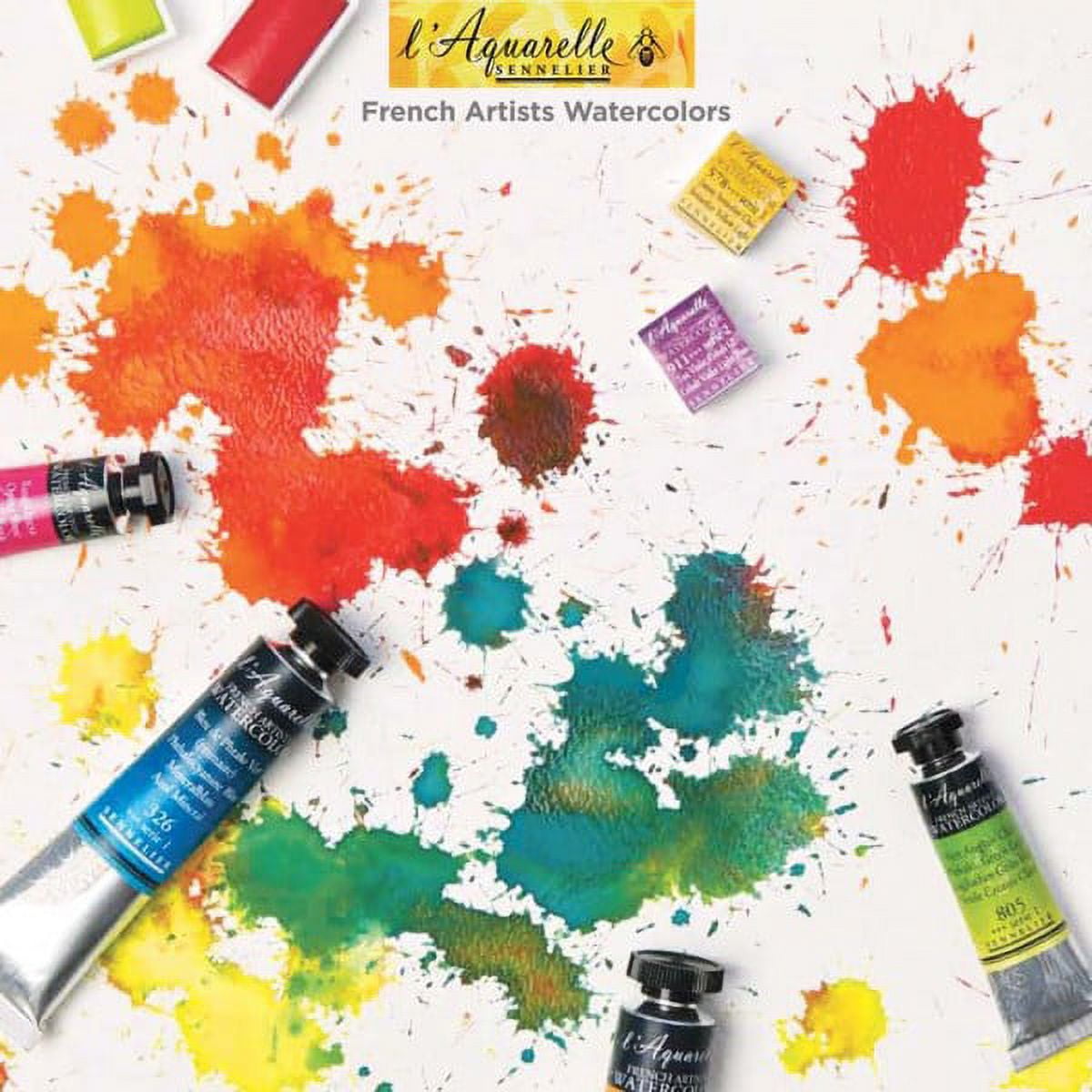 Sennelier French Artists' Watercolor Pastic Travel Set of 8 10ml Tubes