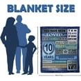 thumbnail image 5 of 12 Year Old Boy Birthday Gifts, Gifts for 12 Year Old Boy, 12th Birthday Gifts for Boys, Birthday Gifts for 12 Year Old Boy, 12th Birthday Decorations for Boys Throw Blanket 60"X50", 5 of 5