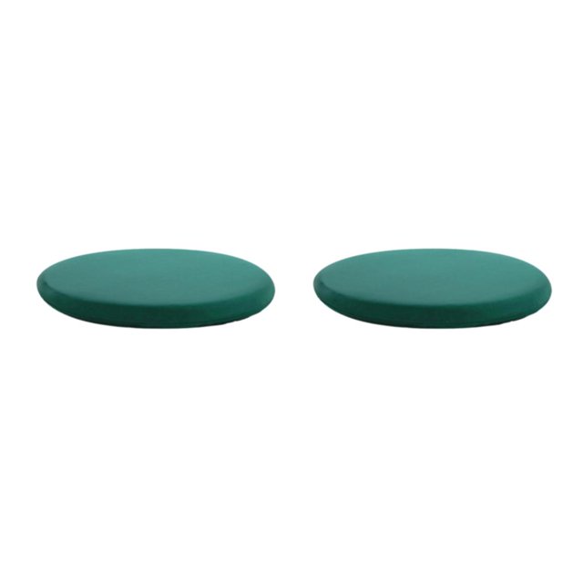 Maytalsory Coussin de Chaise Ron pour une Relaxation Optimale Coussin Rond Doux et Confortable Noir Vert 40X40cm 2Set