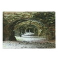 thumbnail image 1 of Rustic Cutting Board, Old and Ruined Arched Medieval Period Brick Tunnel Architecture Heritage Design Print, Decorative Tempered Glass Cutting and Serving Board, Large Size, Grey Red, by Ambesonne, 1 of 1