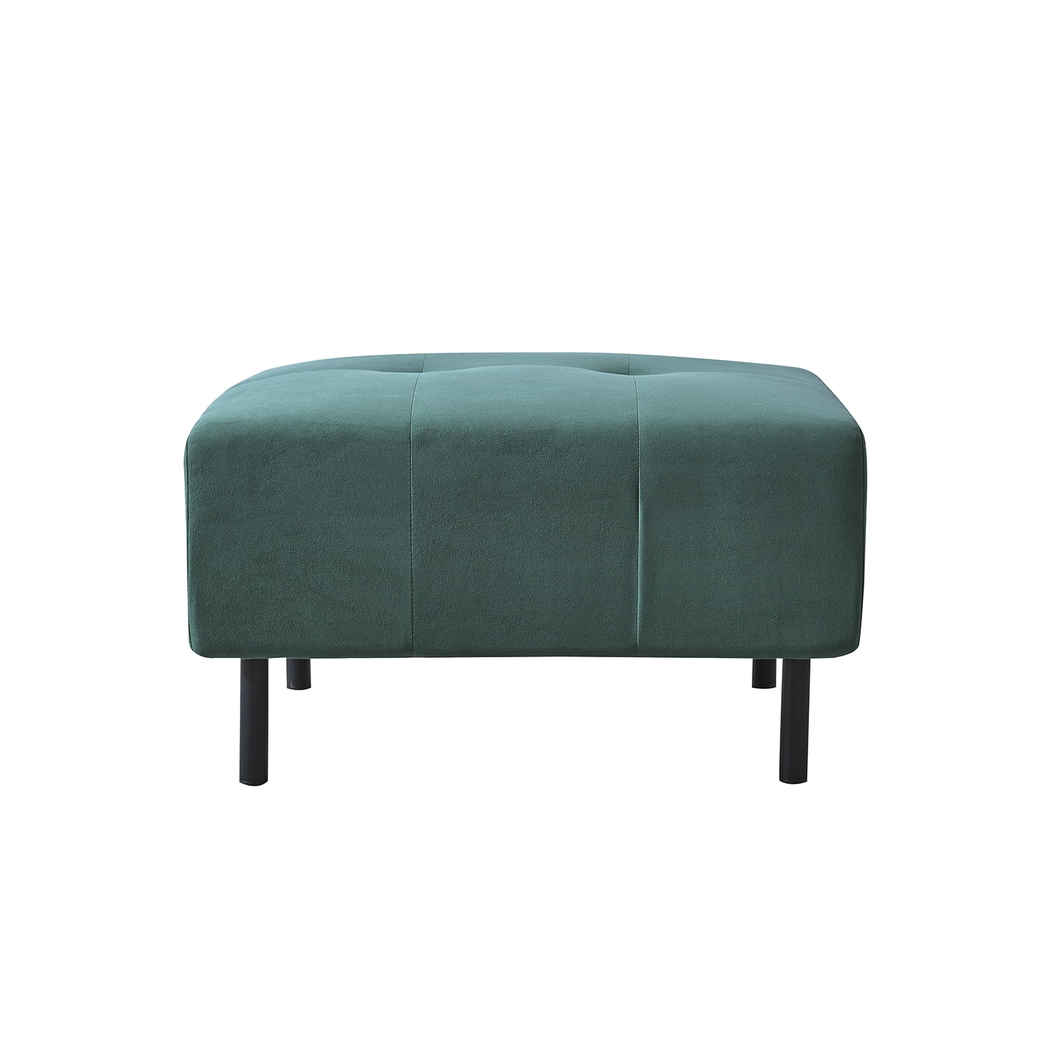Kadyn Modern L-shaped Sectional Sofa for Living Room, Futon Sofa Bed for Home Hotel, Mid-century Modular Futon Sofa for Apartment Dorm, Green