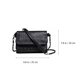thumbnail image 3 of 1 bolso bandolera con estampado de calavera, elegante, de almacenamiento, color negro., 3 of 5