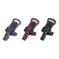 thumbnail image 4 of Celtic Style Adjustable Paracord Metal Shackles - Silver 5 Pack, 4 of 4