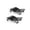 Black | 2-pack, variant on Heavy Duty Car Wheel Dollies,Set of 2 or 4 with Brakes,1500 Lbs Per Dolly,Heavy-Duty Vehicle Dolly, Moving Cars, Trucks, Trailers, Motorcycles, and Boats