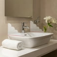 thumbnail image 3 of Masteelf - 1 par de protectores contra salpicaduras de acrílico para bañera y lavabo, transparentes, autoadhesivos, para ducha y baño, para evitar que entre agua en la ducha., 3 of 8