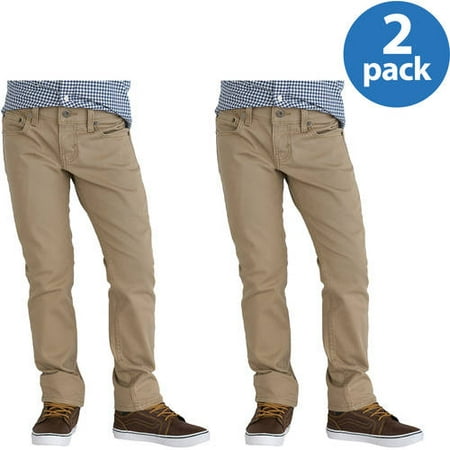 - Signature by Levi Strauss & Co. Boys Skinny Jeans 2 Pack Value Bundle