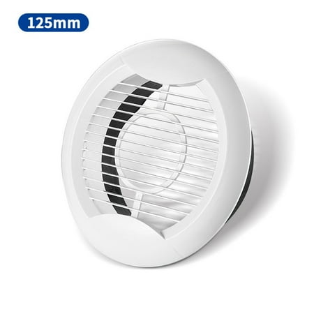 

Adjustable Air Ventilation Cover Round Ducting Ceiling Wall Hole Air Vent Grille 125mm