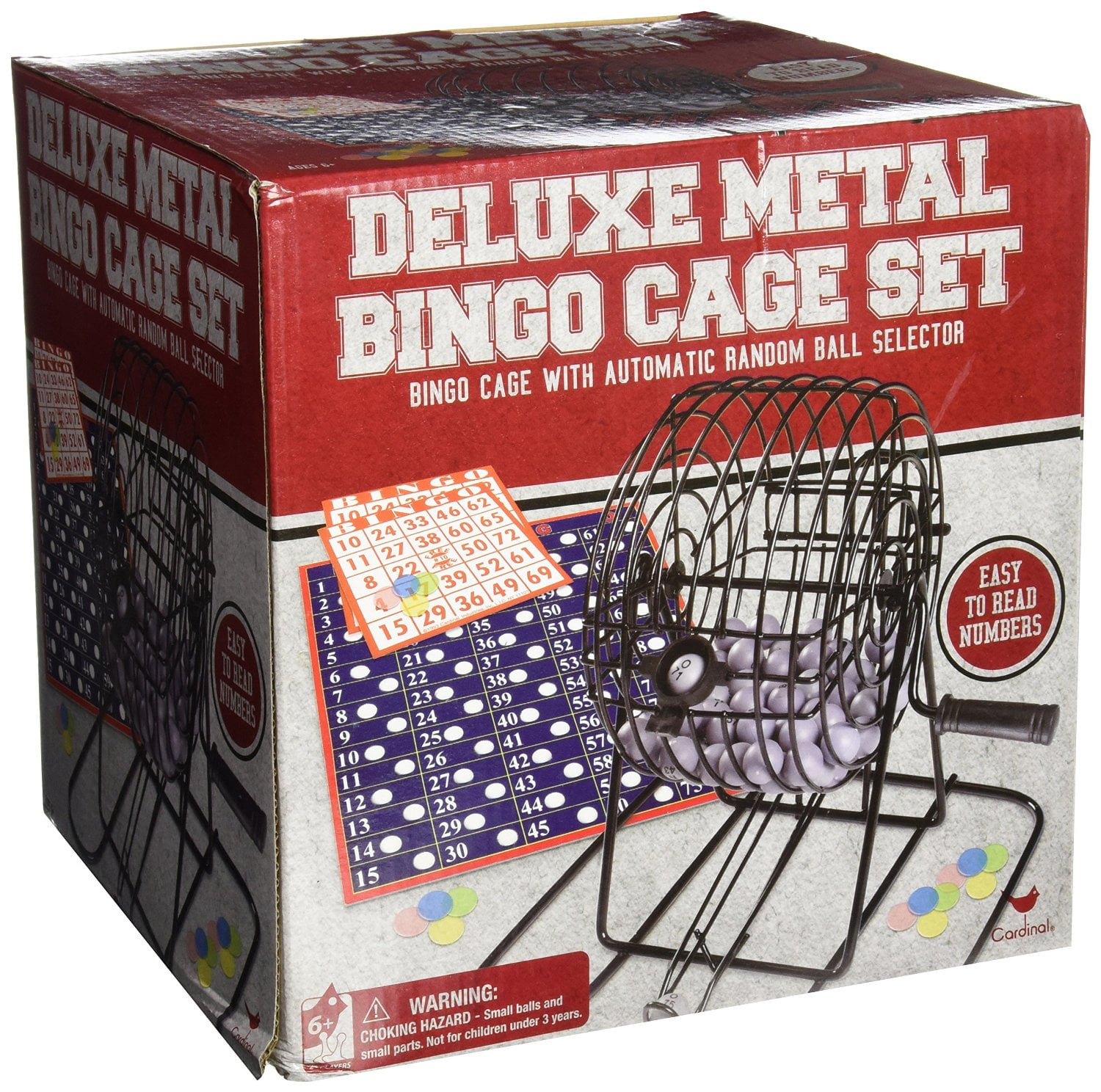 Deluxe Wire Cage Bingo Set (styles will vary)