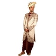 thumbnail image 4 of Sherwani en Paille Royal Indien Remarquable pour Hommes. Ce Produit Est Fabriqué sur Commande., 4 of 5