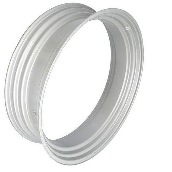 Drop Rear Rim - 11" x 38" 3-7/8" Center Drop Width Silver Mist