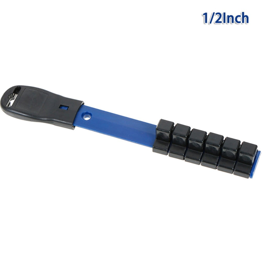 1pc Industrial Plastic Tool Rail Rack Holder Wrench Screwdriver Organizer Wall 