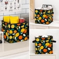 thumbnail image 7 of RATGDN Collapsible Fabric Cube Storage Bin with Double Handles for Living Room Bedroom Office Black - Lemon Juice Fruit, 7 of 7