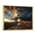thumbnail image 2 of Designart "Dakota in the Storm" Landscapes Floater Framed Wall Decor, 2 of 7