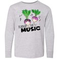 thumbnail image 3 of Inktastic Turnip the Music Partying Vegetables Long Sleeve Youth T-Shirt, 3 of 5