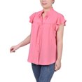 thumbnail image 2 of NY Collection Womens Petites Work Spring Button-Down Top, 2 of 4