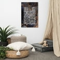 thumbnail image 3 of Ayatul Kursi Islamic Wall Art - Black, Gold & White Arabic Calligraphy Canvas Print, 3 of 7