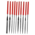 thumbnail image 6 of TABLZONE 10-Piece Jewelers File Set Titanium Coated Various Shapes for Precision Metalworking Tools, 6 of 8