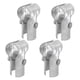 thumbnail image 1 of 1-3/8In X 1-3/8In End Rail T Clamp, Galvanized Steel Chain Link Fence T Clamp, End Rail Clamp for 1-, 1 of 5