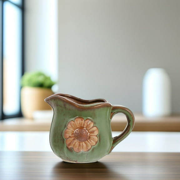 FRCOLOR  Vintage Flowerpot Daisy Decorative Succulent Planters Green