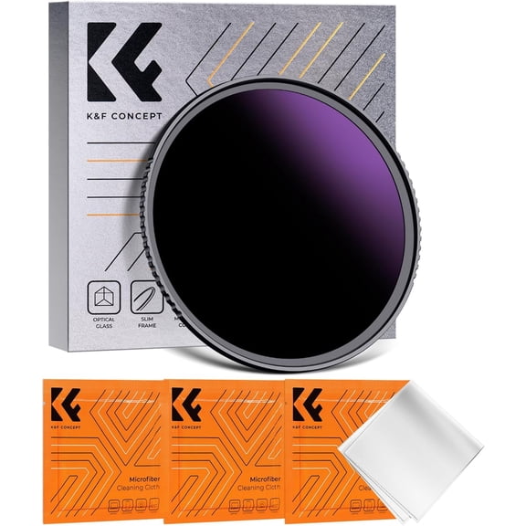 K&F CONCEPT 62mm ND1000000(20 Stops) ND Lens Filter 18 Multi-Layer Coatings Neutral Density Camera Lens Filter (K Series)