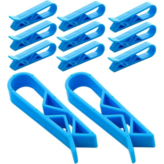 40 Pcs Heavy Duty Garbage Can Fixing Clips Reliable Grip Trash Clips for Kitchen and Washroom Efficiently Prevents Slipping Bag Holder for Garbage Bags
