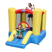 ACTION AIR Inflatable Bouncer Jumping Castle House with Blower and Slide for Kids