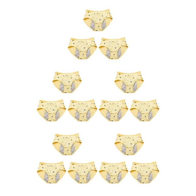 Minnieouse Bragas de período con estampado de dibujos animados, ropa interior menstrual fisiológica, calzoncillos de lencería, calzoncillos Type2 NO2