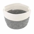 thumbnail image 2 of Collapsible Laundry Hamper, Foldable Laundry Basket Mess Proof Multipurpose Large Capacity  For Home White, Grey,White, Black White, 2 of 8