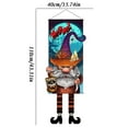 thumbnail image 3 of Halloween Party Decorations Long Legged Hanging Flag, 1Pcs Background Cloth And Door Hanger Halloween Sign Hanging Decor Halloween Decoration Hanging Banner Flag, 15.7" x 43", 3 of 4