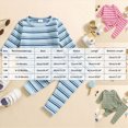 thumbnail image 4 of Baby Boy Long Sleeve Pajama Set 2 Piece Set Soft Knit Stretch Leggings Outfit Simple Daily Loungewear Outfit For Baby Boys Kaprioy Boys Clothes Fall Winter, 4 of 7