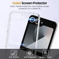 thumbnail image 4 of Funda VEGO para Samsung Z Flip 6, transparente, de TPU, compatible con MagSafe, 4 of 9