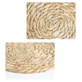 thumbnail image 3 of Round Woven Rattan Placemats,Hand-Woven Placemats,Heavy-Duty Heat-Resistant Farmhouse Weave Place Mats,Round Placemat,Rustic Woven Table Mats for Indoor & Outdoor Table Decor (9.8in), 3 of 5