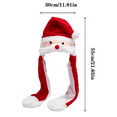 thumbnail image 3 of KDFWDM Interactive Santa Reindeer Plush Hat with Moving Ears Feature, Creative Christmas Costume Accessory for Holiday Atmosphere Creation, Party Games and Festive Photo Opportunities, 3 of 5