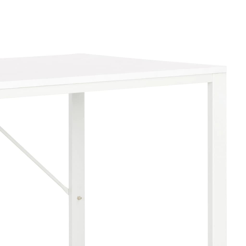 Computer Desk for Home Office, Dining Table Office Desk, White