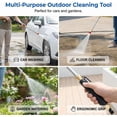 thumbnail image 5 of Jet Nozzle Power Washer for Garden Hose, Includes 3 High-Pressure Nozzles and Quick Connectors, Power Washer Wand for Car Yard Patio Driveway Outdoor, 5 of 8