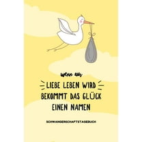 Wenn Aus Liebe Leben Wird Bekommt Das Glück Einen Namen Schwangerschaftstagebuch: A5 Tagebuch mit schönen Spruch als Geschenk für Schwangere - Geschenkidee für werdene Mütter - Schwangerschafts-tagebu
