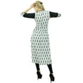 thumbnail image 3 of Phagun White Printed Cotton A-Line Kurti Mid Calf Indian Casual Women Clothing-20, 3 of 6