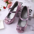 thumbnail image 4 of Kushyshoo Pink Girls Dress Shoes Mary Jane 1.5in Low Heel Pumps Wedding Party Princess 2M, 4 of 7
