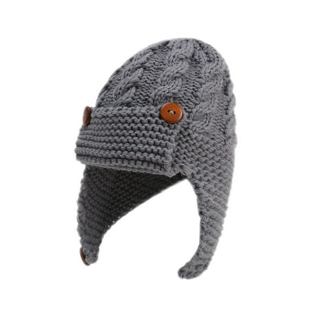 

Baby Beanie For Boys Girls Cap Cotton Knitted Winter Warm Earflaps Hats