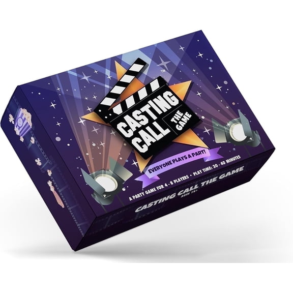 Casting Call Party Card Game – Improv & Acting Game for Teens & Adults, Ages 14 , 90 Cards