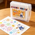 thumbnail image 4 of 15ml Washable Fine Tip Acrylic Watercolor Marker Pen Set Quick Drying Water Based for Watercolor Painting Bright Colors Fine Tip Art Markers for Beginners and Professional Artists (12Colors),12Colors, 4 of 8