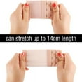 thumbnail image 3 of 3 Pieces Women's Bra Extenders Elastic Stretchy Bra Extension Strap, 3 Rows x 3 Hooks (Pink), 3 of 6